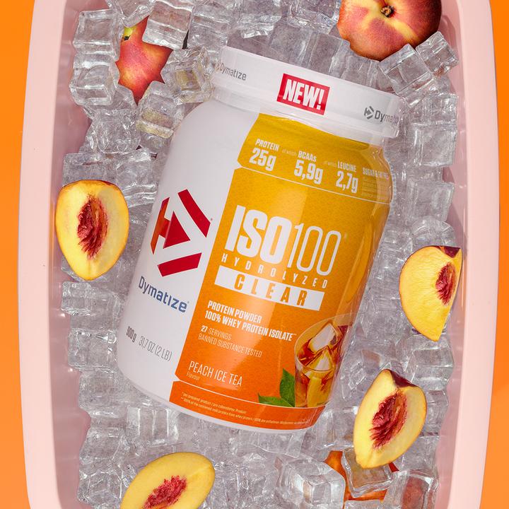 Image du produit Dymatize ISO100 Clear Whey (Thé glacé à la pêche, 1 pcs, 900 g)
