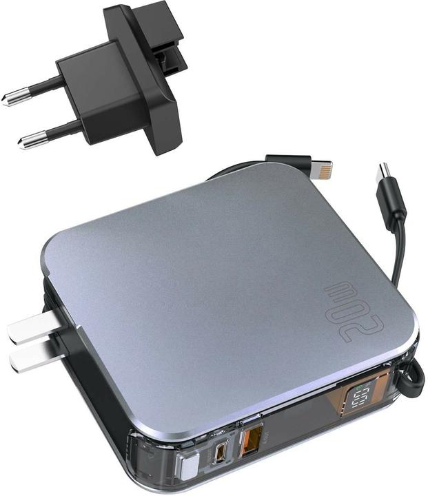 Productafbeelding 4smarts 3in1 hybride oplader Lucid (10000 mAh, 20 W, 37 Wh)