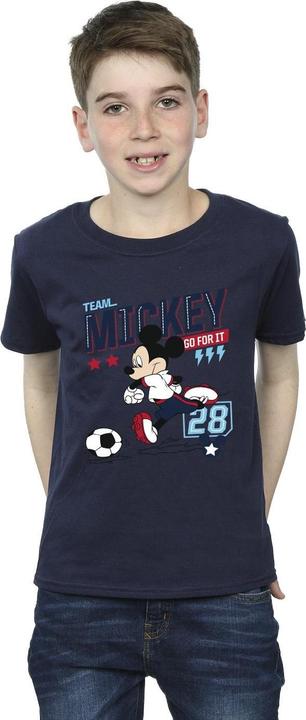 Actual product image Disney Boys Mickey Mouse Team Mickey Football T-Shirt (128)