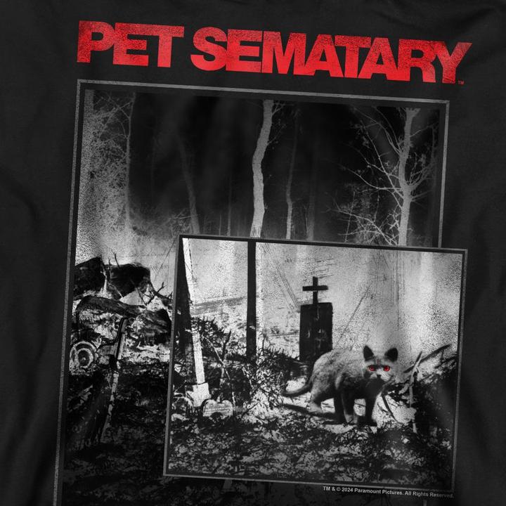 Immagine prodotto Pet Sematary Felpa Poster Gatto Adulto Unisex (L)