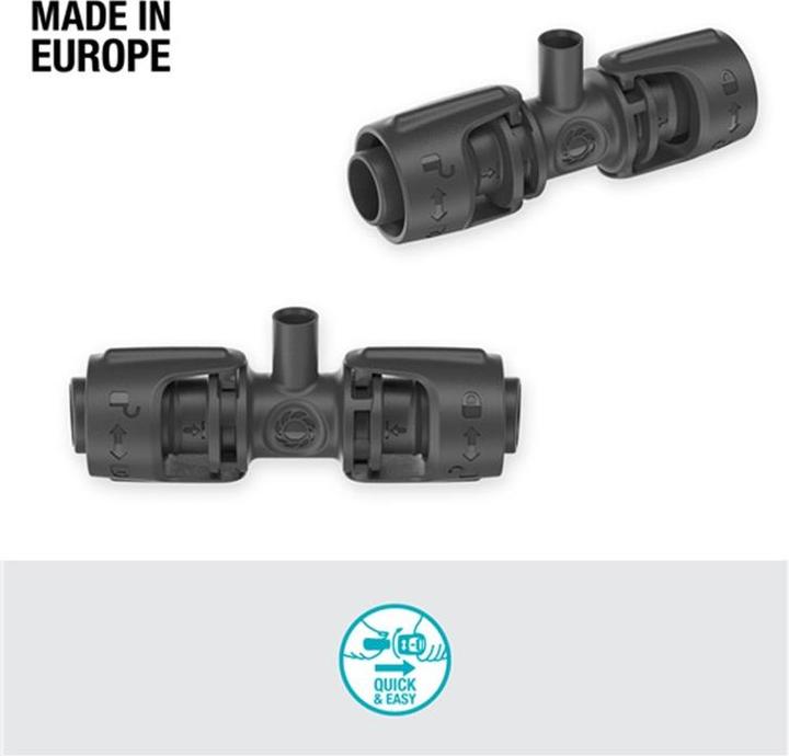 Actual product image Gardena Micro-Drip-System T-piece for spray nozzles (Drip irrigation connector + branch)