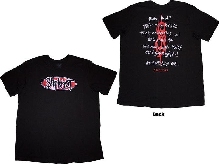 Slipknot F It All Back Print