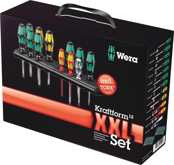Image du produit Wera Kraftform XXL 2 (Vis fendues, Torx (TX), Cruciforme PZ, Recouvrement cruciforme Phillipps (PH))