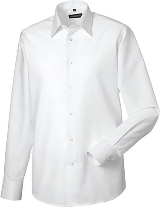 Russell Collection Oxford Hemd Langarm pflegeleicht
