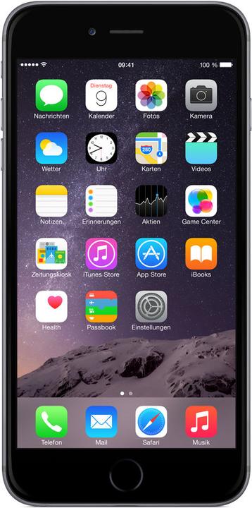Apple iPhone 6 Plus (64 GB, Space Grey, 5.50", Single SIM, 8 Mpx, 4G)