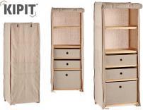 Immagine prodotto Kipit libreria 3 cassetti naturale (42 x 42 x 42 cm)
