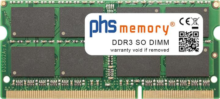Actual product image PHS-memory 4GB RAM memory for Toshiba DynaBook PNZ61VG-NJA DDR3 SO DIMM 1600MHz (Toshiba PNZ61VG-NJA, 1 x 4GB)