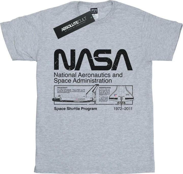 Actual product image Nasa Boys Classic Space Shuttle T-Shirt (140, 146)