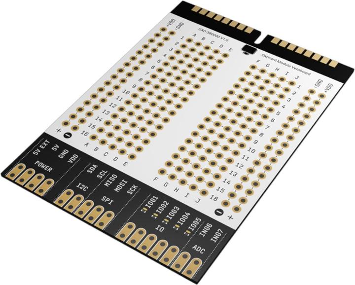 Actual product image Oxon Breadboard Oxocard Connect Veroboard Cartridge