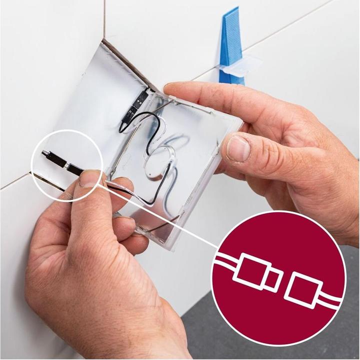 Actual product image Paulmann Luminaire LumiTiles Basic Set 2x0,8W (Warm white, 1 cm, Indoor)