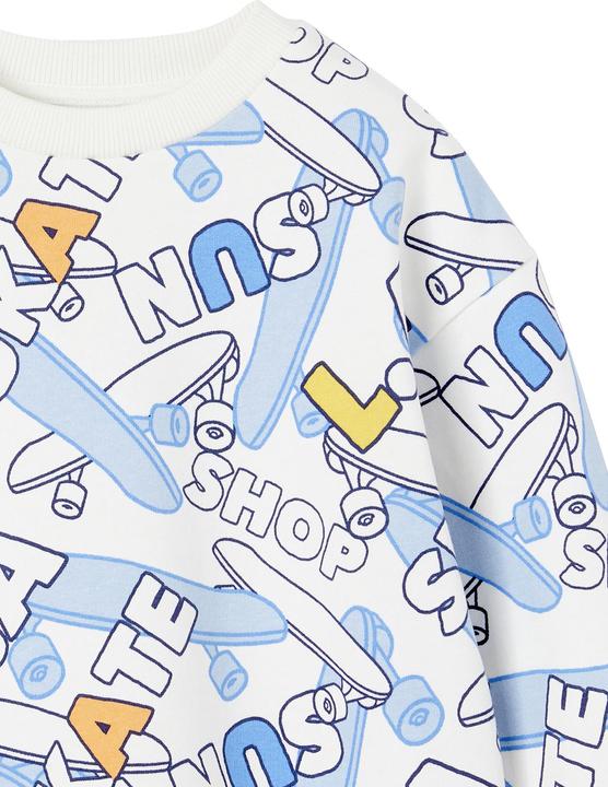 Produktbild Vertbaudet Jungen Sweatshirt mit Skater-Print und Recycling-Polyester (92)