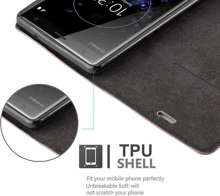 Productafbeelding Cadorabo Boek Onzichtbare Magneethoes (Sony Xperia XZ2)