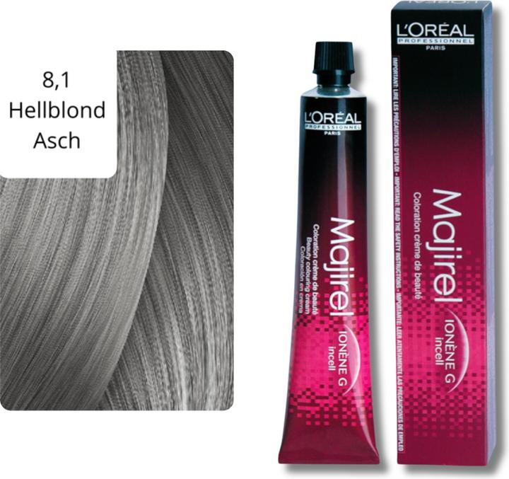 Productafbeelding L'Oréal Professionnel Majirel (8.1 Licht Blond As)