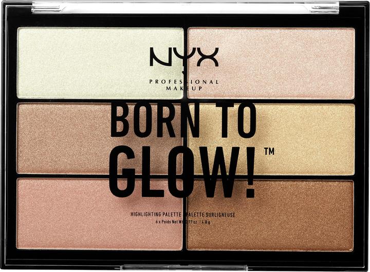 NYX Professional Make-Up Born To Glow (1 Multicolore, Highlighter, 4.90 g)