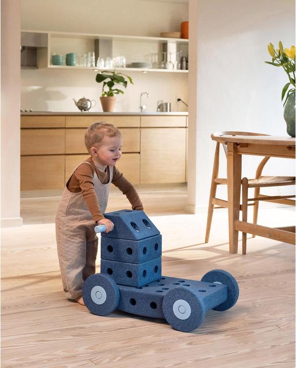 Immagine prodotto Modu Kit Dreamer - Zachte blokken- 33 onderdelen - Open Ended speelgoed- Speelgoed 1 -2-3 jaar - Deep Blu