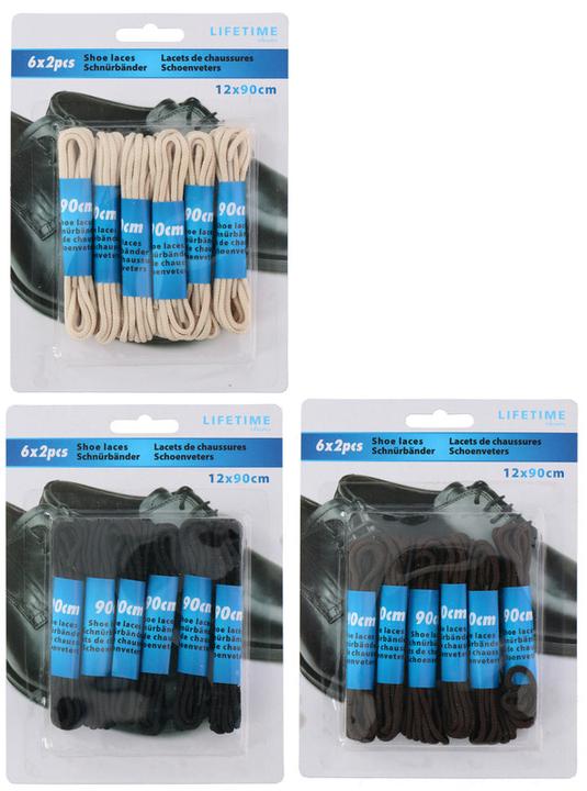 Image du produit Lifetime Shoelaces 6paires 90cm PES (90 cm)