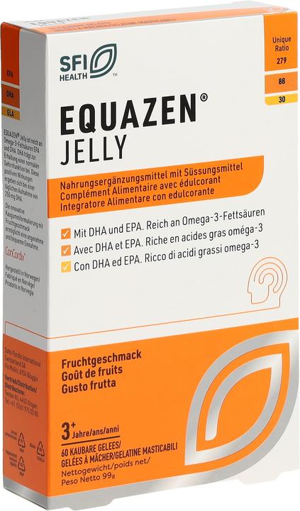 Equazen IQ Equazen Jelly Kaubare Gelees/gelées à mȃcher/gelatine masticabili Blist 60 Stk (60 Stück, Gel, 135 g)