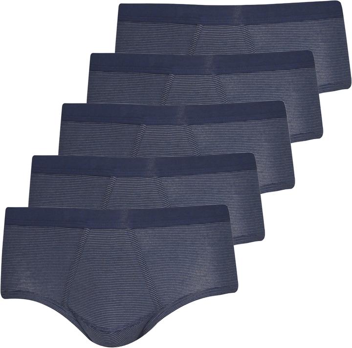 Produktbild ESGE 5er Pack - Feinripp Ringel Slip mit Eingriff (L, 5er Pack)