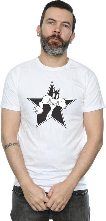 Immagine prodotto Looney Tunes Sylvester Mono Star Maglietta Uomo (XL)