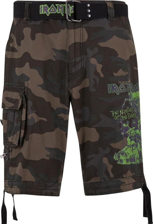 Produktbild Brandit Iron Maiden Savage Shorts The Number of The Beast - 188301 (M)