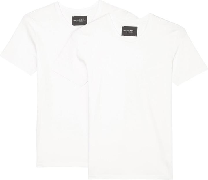 Actual product image Marc O'Polo 2 Pack Essentials Organic Cotton Undershirt / Shirt Long Sleeve (S)