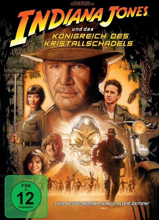 Image du produit Indiana Jones 4 : Indiana Jones et le royaume du crâne de cristal (DVD, 2008, Turc, Anglais, Allemand)