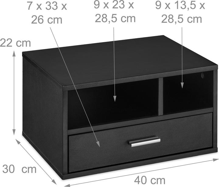 Actual product image Relaxdays Druckerständer