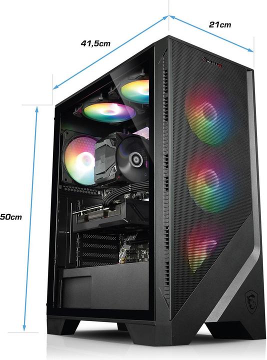 Produktbild Kiebel Booster V (AMD Ryzen 5 5500, 16 GB, 500 GB, GeForce RTX 3050)