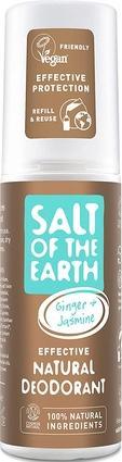 Immagine prodotto Salt Of The Earth Deodorante spray naturale con zenzero e gelsomino Zenzero + Gelsomino ( Natura l (Getto vaporizzato, 100 ml)
