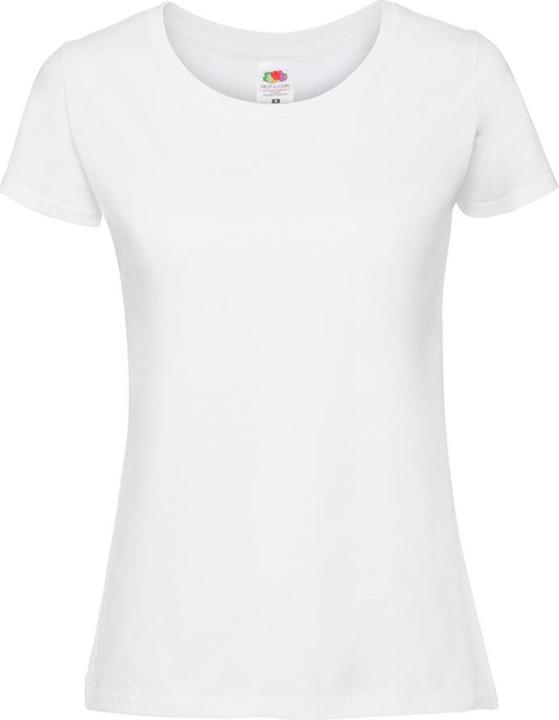 Actual product image Fruit of the Loom Womens/Ladies Premium Ringspun Cotton T-Shirt (36 D)