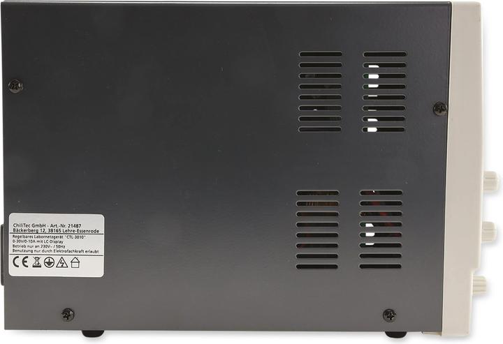 Produktbild Chilitec Regelbares Labornetzgerät CTL-3010, 0...30 V / 0...10 A, LCD