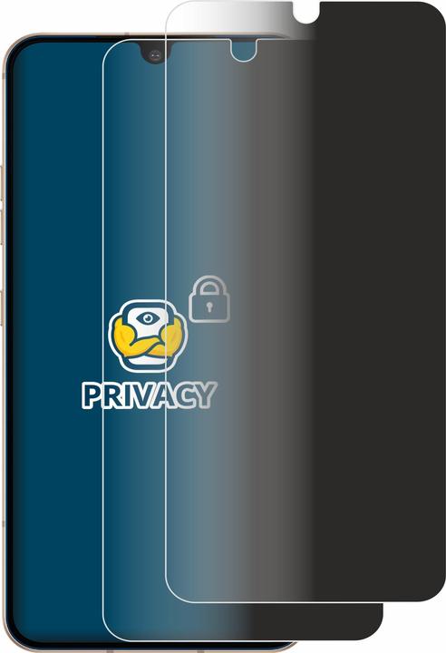 Productafbeelding BROTECT Anti-spionnetje privacyfolie Beschermfolie tegen blauw licht (2 Stuk, LG V60 ThinQ 5G)