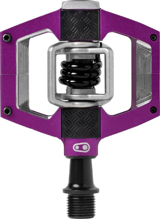 Actual product image Crankbrothers Pedal Mallet Trail purple/black spring