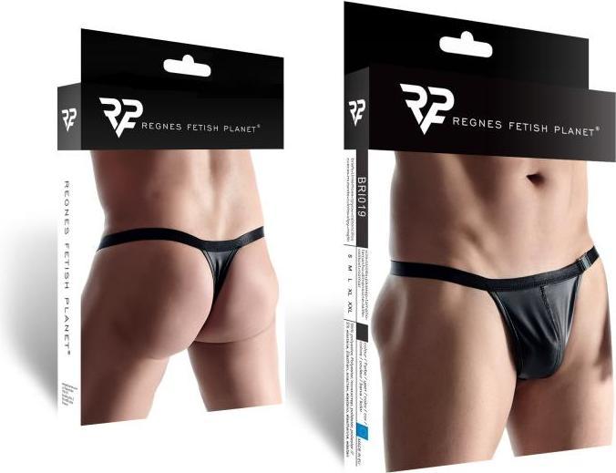 Actual product image Regnes Fetish Planet Wetlook Thong mit Schnalle (L)