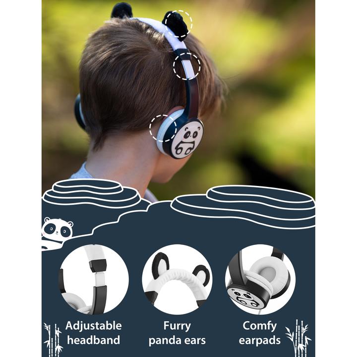 Image du produit Planet Buddies Casque d'écoute personnage Panda filaire