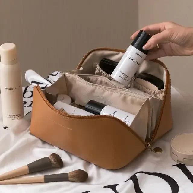 Only-Bags.Store Reise-Kosmetiktasche aus Leder