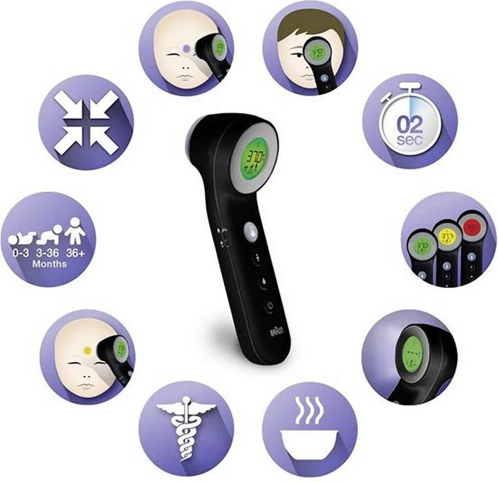 Actual product image Braun BNT 400B No Touch (Non-contact, Forehead)