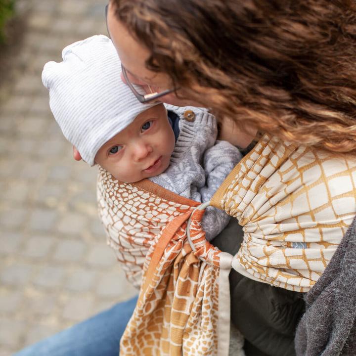 Image du produit Hoppediz Écharpe de portage Ring-Sling qualité biologique (2 m)
