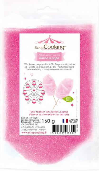 Actual product image ScrapCooking Ready Mix Cotton Candy Barbe à papa (160 g)