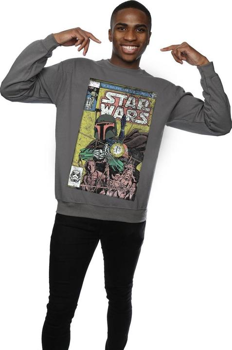 Immagine prodotto Star Wars Boba Fett Comic Felpa Uomo (L)