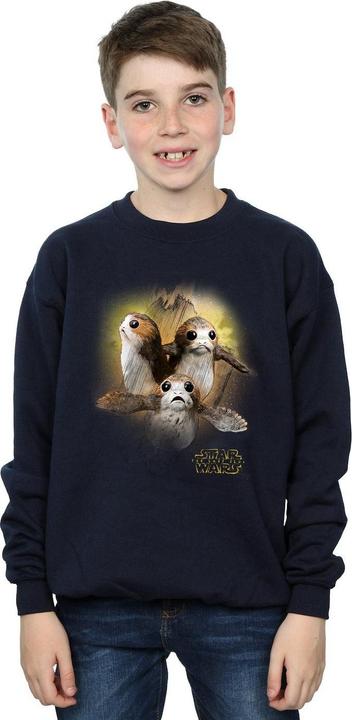 Actual product image Star Wars Boys The Last Jedi Porgs Brushed Sweatshirt (152, 158)