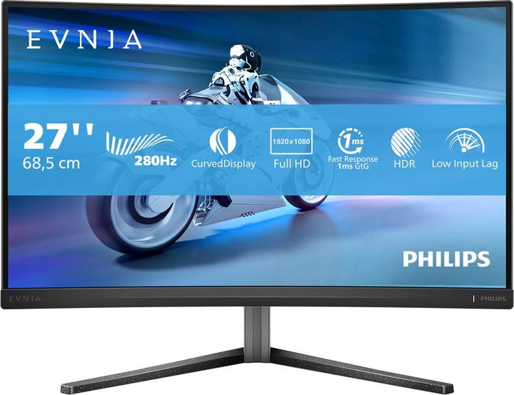Produktbild Philips MMD 2C5200W/00 VA Monitor,,, höhenverstellbar, 2x HDMI, DisplayPort (1920 x 1080 Pixel, 27")