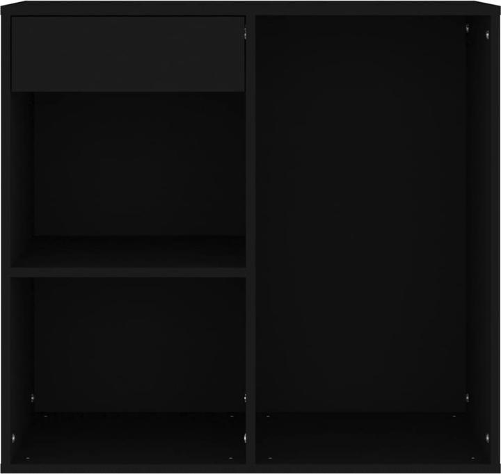 Image du produit VidaXL Kosmetikschrank Schwarz 80x40x75 cm Holzwerkstoff (80 x 40 x 75 cm)