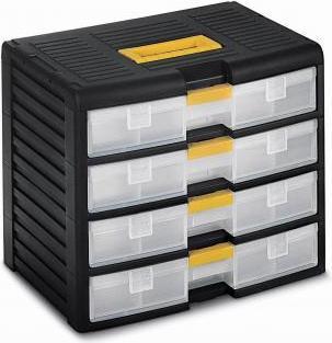 Image du produit Terry Store-Age 43002 organisateur de tiroirs de bureau Plastique Noir, Translucide, Jaune
