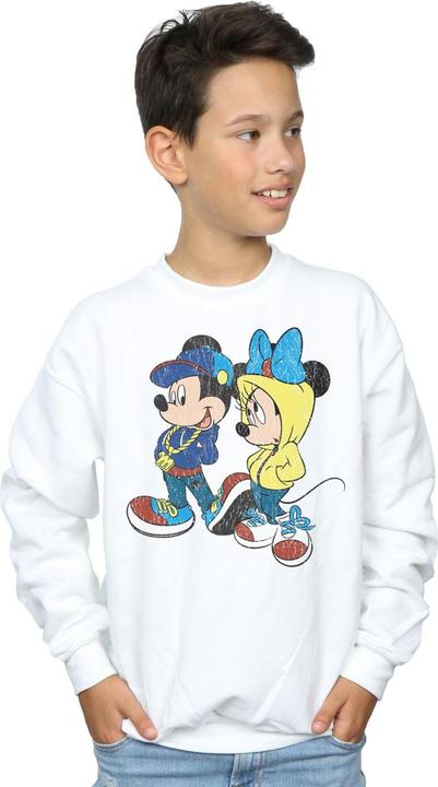 Produktbild Disney Mickey And Minnie Mouse Pose Sweatshirt Jungen (140, 146)