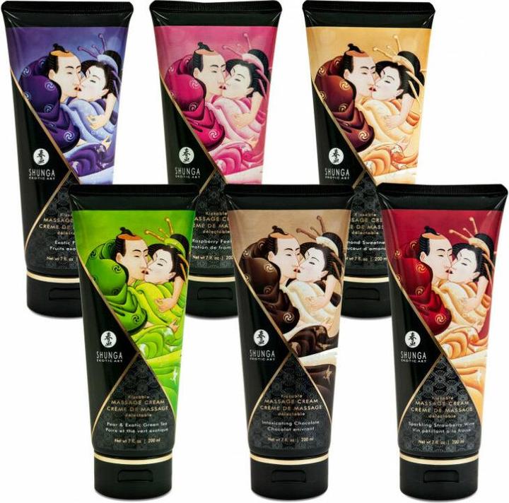 Actual product image Shunga Massage Cream Exotic Fruits (200 ml)
