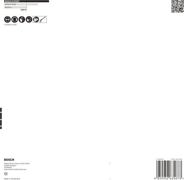 Actual product image Bosch Professional Zubehör Accessories 2608901637 Sanding net for drywall sander grain 120 (120)