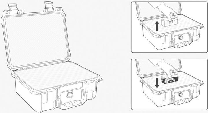 Produktbild Toolcraft IP67 TO-7746834 Outdoor-Koffer (L x B x H) 560 x 430 x 215mm