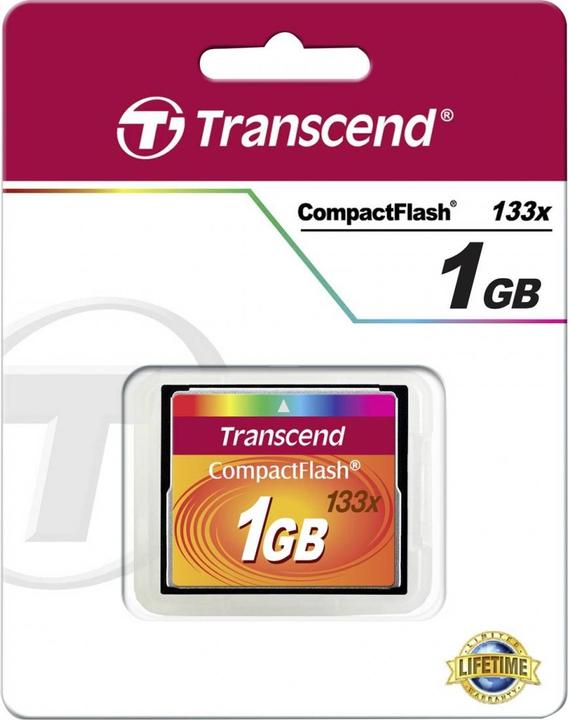 Actual product image Transcend Compact Flash Card (1 GB, CF)