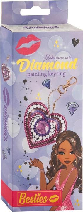 Actual product image Besties Diamond painting keyring making